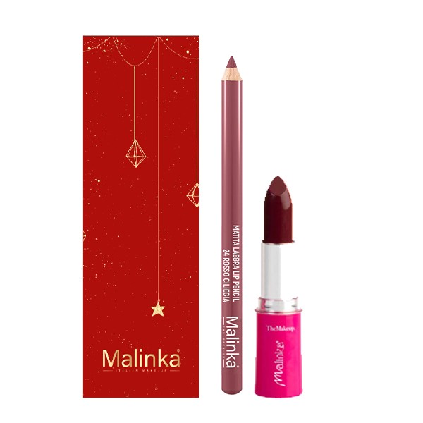 Paket - Shine Protective Lipstick n07 - Lip Pencil n24