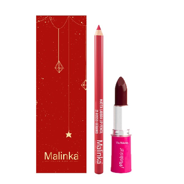 Paket - Shine Protective Lipstick n16 - Lip Pencil n21