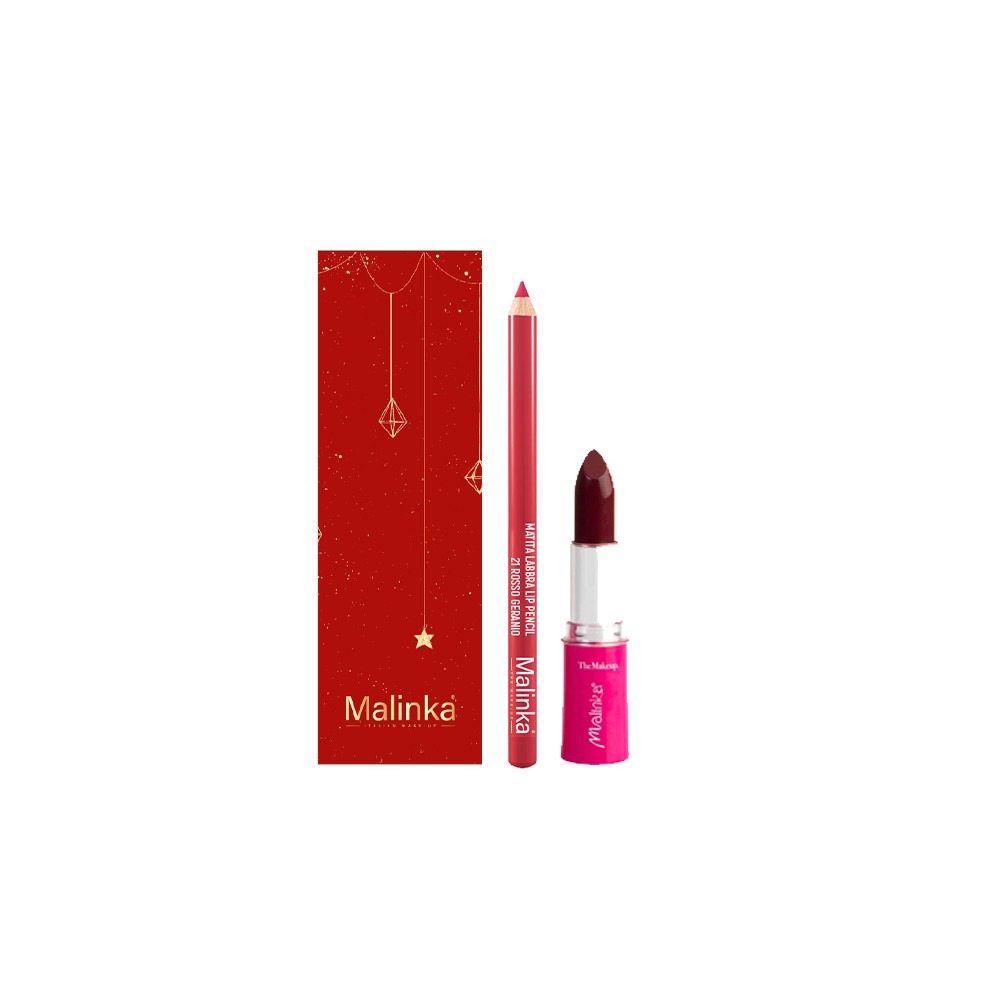 Coffret - Rouge à Lèvres Shine Protecteur n16 - Crayon à Lèvres n21