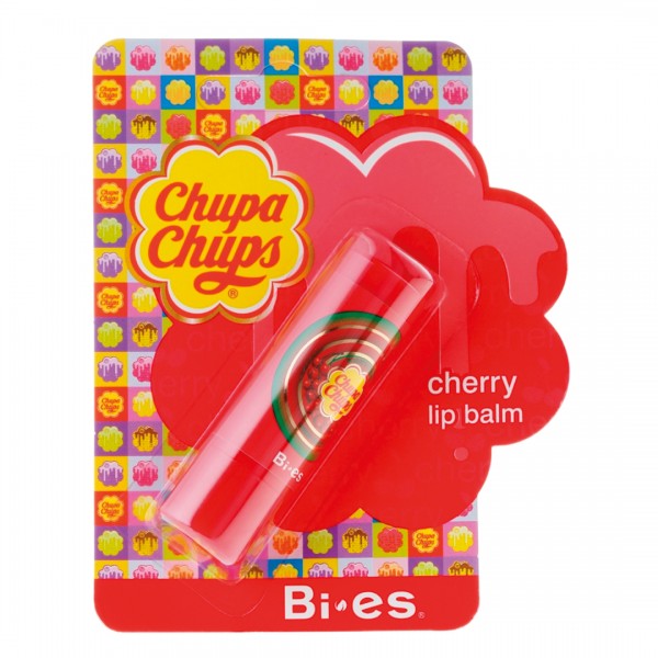 Bi-es - Chupa Chups - Cerise - Baume à Lèvres Stick