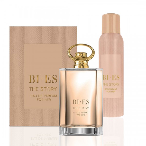 Bi-es "Kit Donna - The Story" - 100ml The Story perfume - 150ml spray deodorant