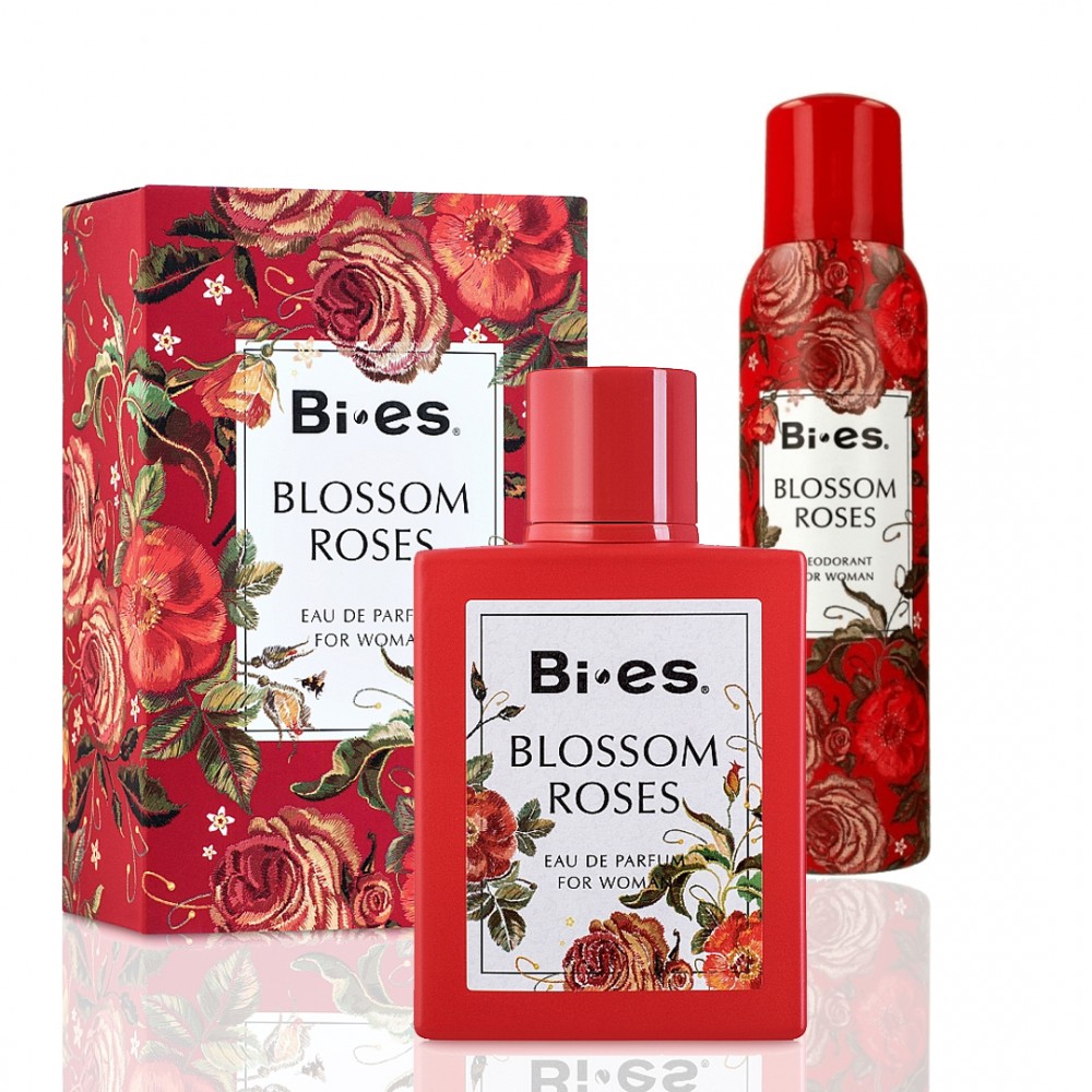 Blossom Bi-es "Kit - Roses" - Profumo Roses da 100ml - Deodorante spray da 150ml
