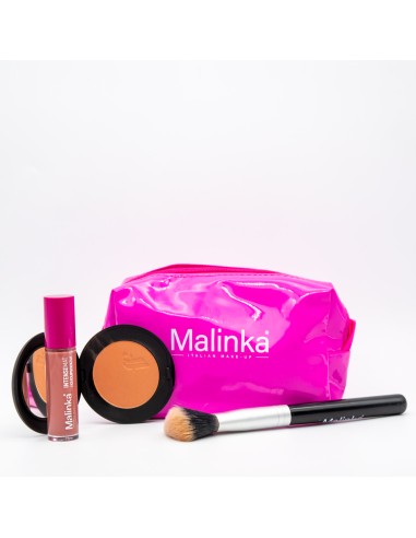 Gift Set Pochette - blush shine n04 - blusher brush - intense mat n02