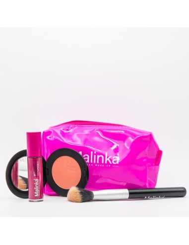 Gift Set Pochette - blush matt n02 - blusher brush - intense mat n14