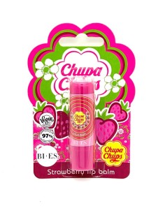 Baume à lèvres "Chupa-chups" fraise.