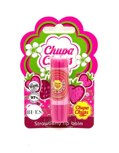 Baume à lèvres "Chupa-chups" fraise.