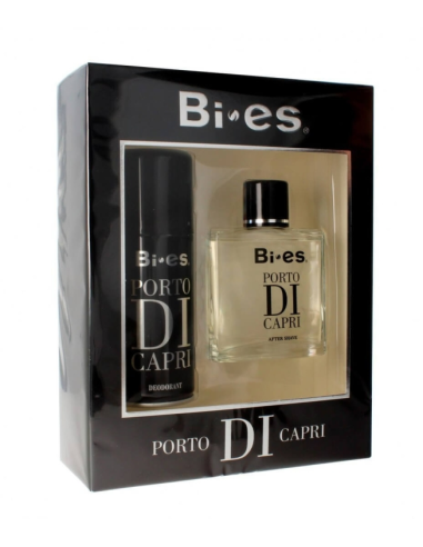 SET HOMBRE BI-ES PORTO DI CAPRI AFTERSHAVE 100ML + DESODORANTE 150ML