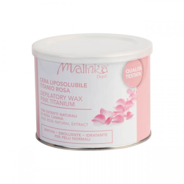 Fat-soluble wax with Malinka rosehip extracts